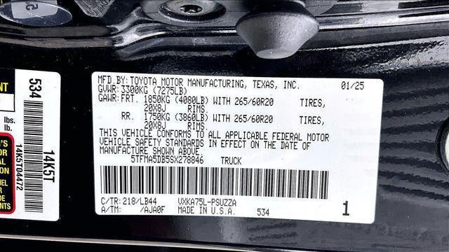 2025 Toyota Tundra 1794 Edition