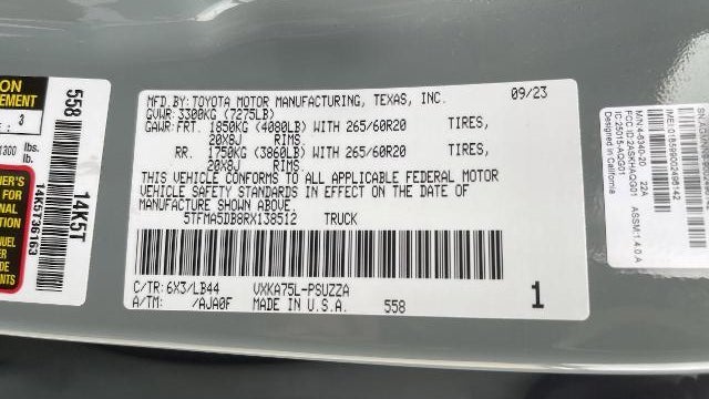 2024 Toyota Tundra 1794 Edition
