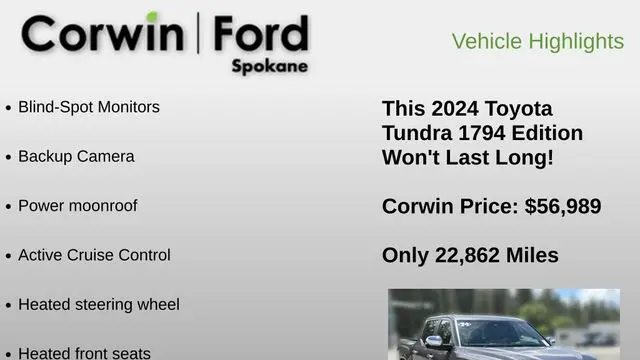 2024 Toyota Tundra 1794 Edition