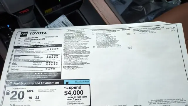 2026 Toyota Tundra 1794 Edition HV