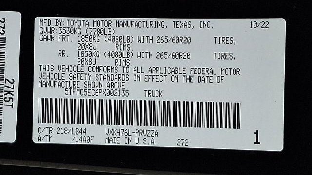 2023 Toyota Tundra 1794 Edition HV