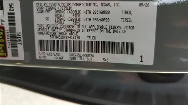 2026 Toyota Tundra Platinum