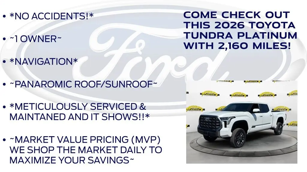 2026 Toyota Tundra Platinum