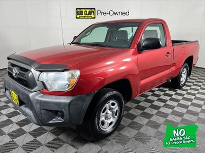 2013 Toyota Tacoma 4X2 Base 2DR Regular Cab 6.1 FT SB 5M