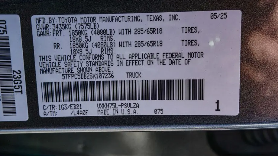 2025 Toyota Tundra TRD Pro HV