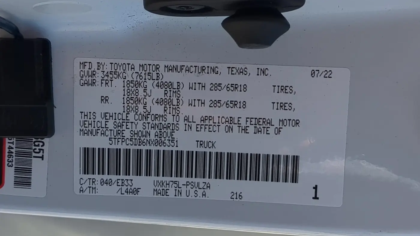 2022 Toyota Tundra TRD Pro HV