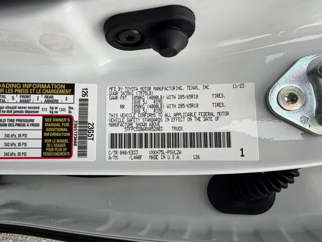 2024 Toyota Tundra - $63,995