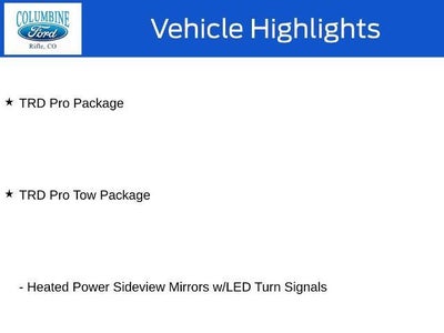 2024 Toyota Tundra 4X4 TRD Pro HV 4DR Crewmax Cab Pickup SB