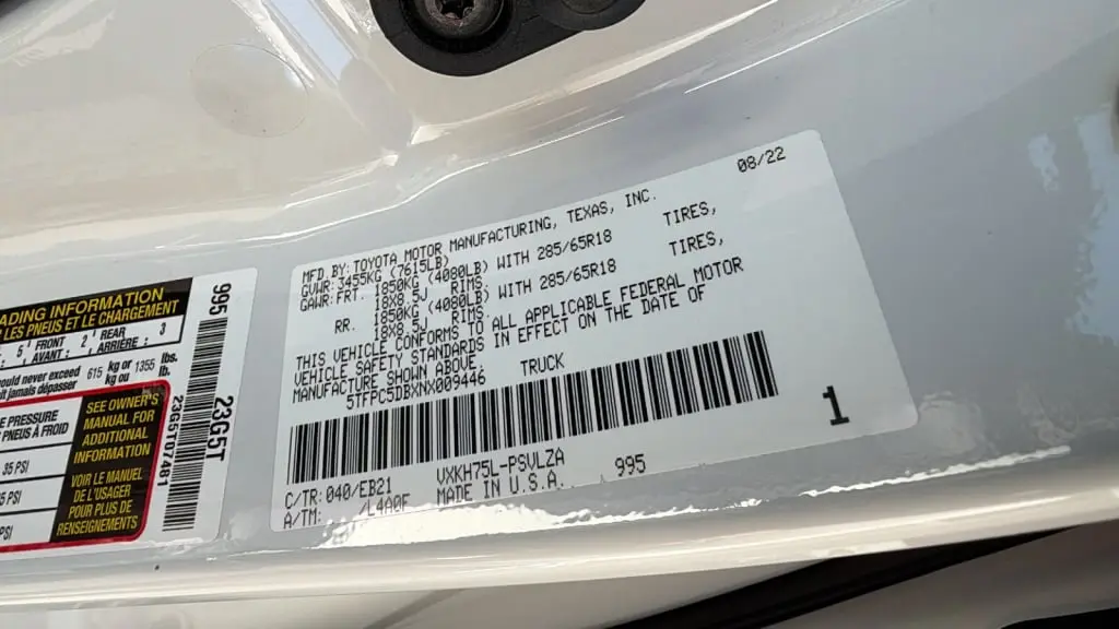 2022 Toyota Tundra TRD Pro HV