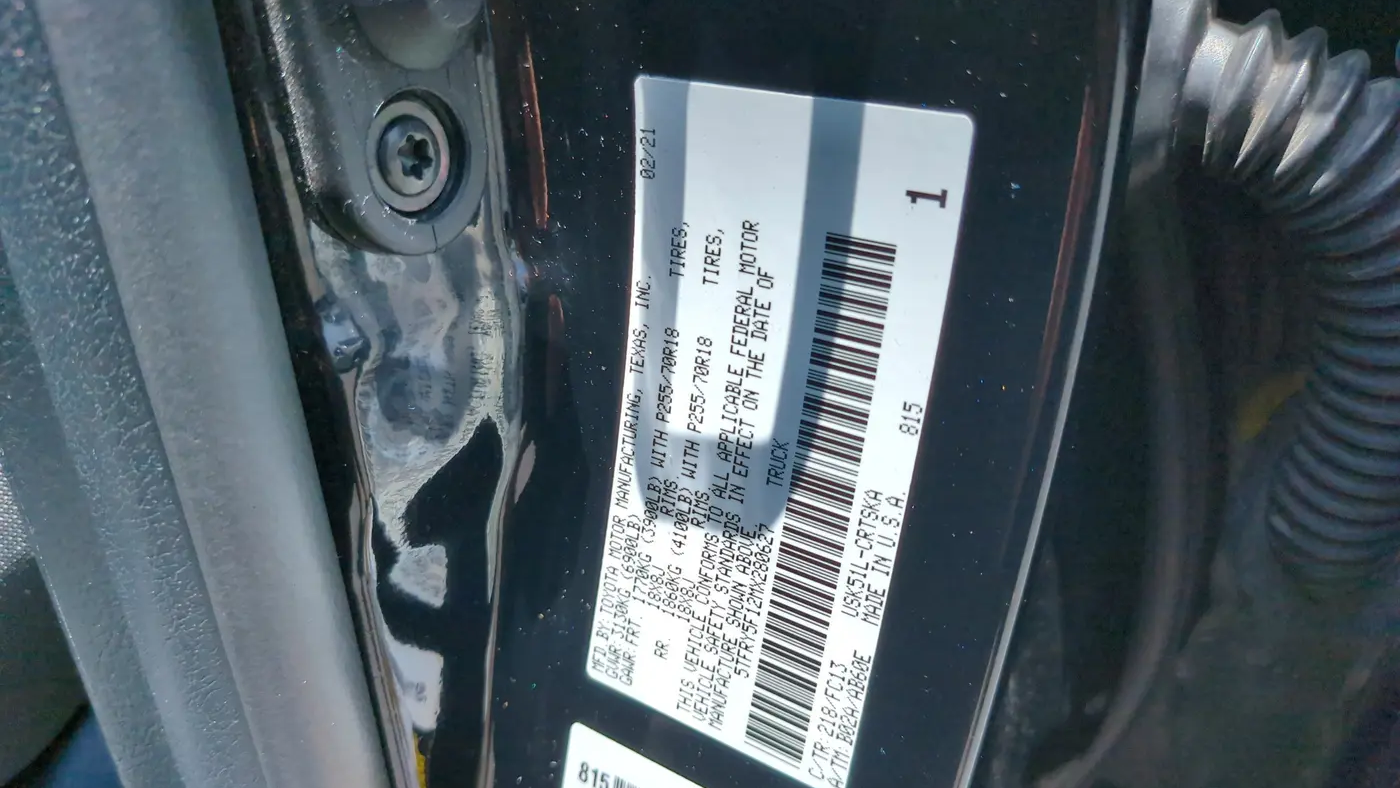 2021 Toyota Tundra SR5