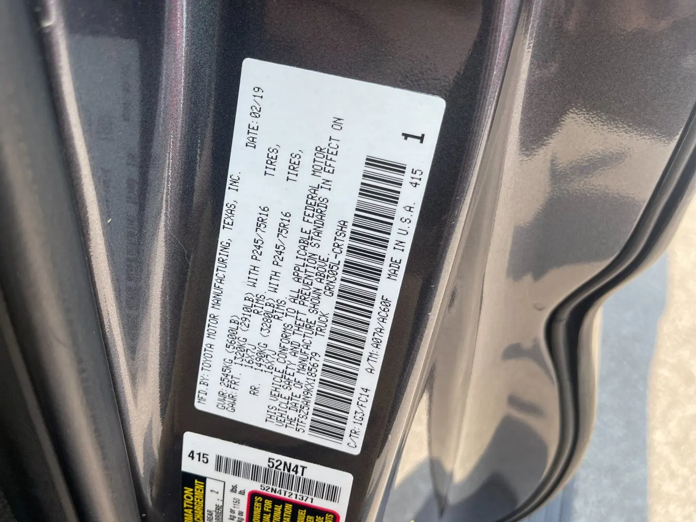 2019 Toyota Tacoma - $28,788