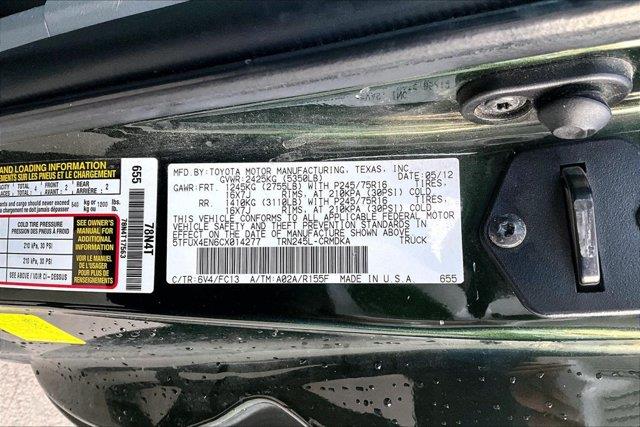 2012 Toyota Tacoma - $15,998