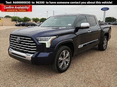 Photo of a 2023 Toyota Tundra 4X4 Capstone HV 4DR Crewmax Cab Pickup SB for sale
