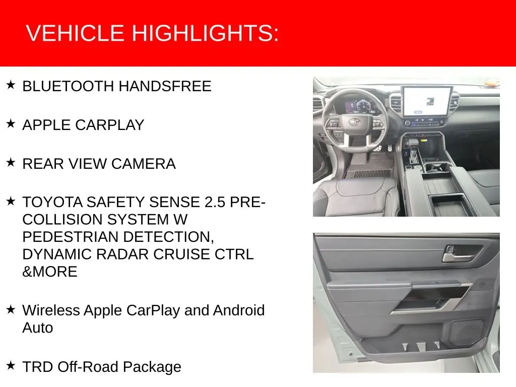 2026 Toyota Tundra - $52,963