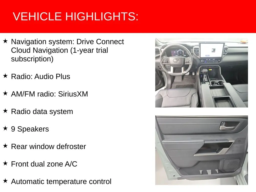 2026 Toyota Tundra - $52,963