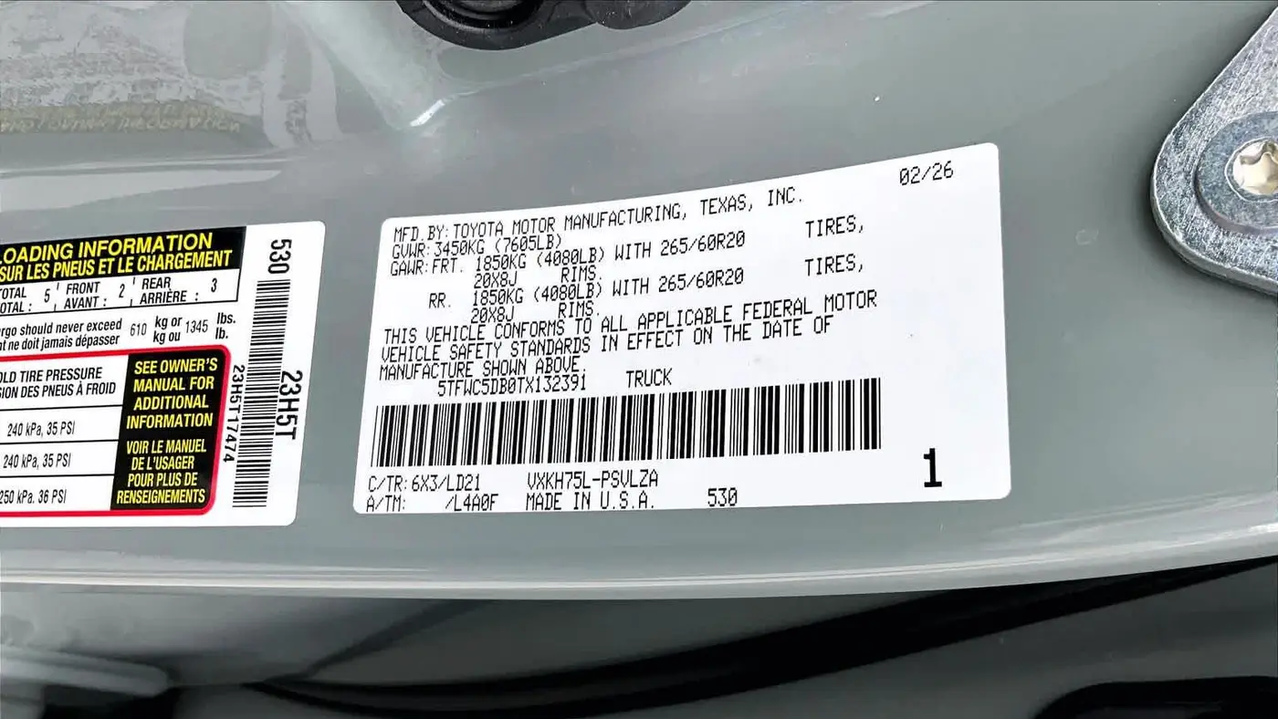 2026 Toyota Tundra Platinum HV