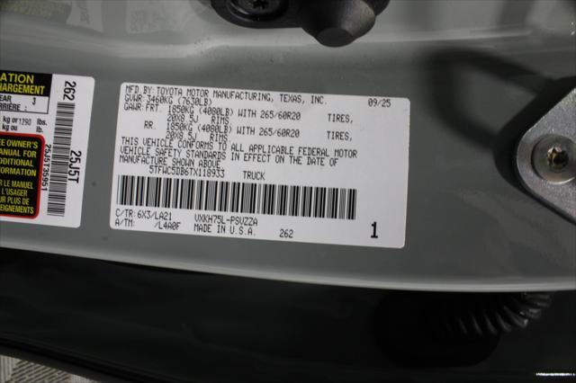 2026 Toyota Tundra - $72,889
