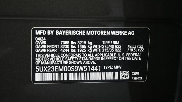 2025 BMW X7 xDrive40i