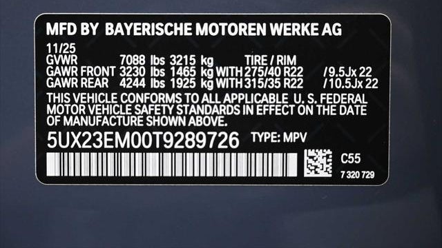 2026 BMW X7 xDrive40i
