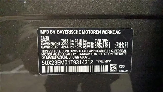 2026 BMW X7 xDrive40i
