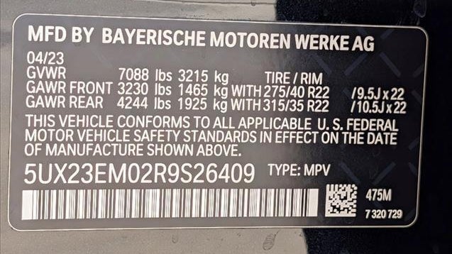 2024 BMW X7 xDrive40i