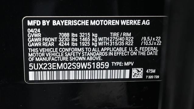 2025 BMW X7 xDrive40i