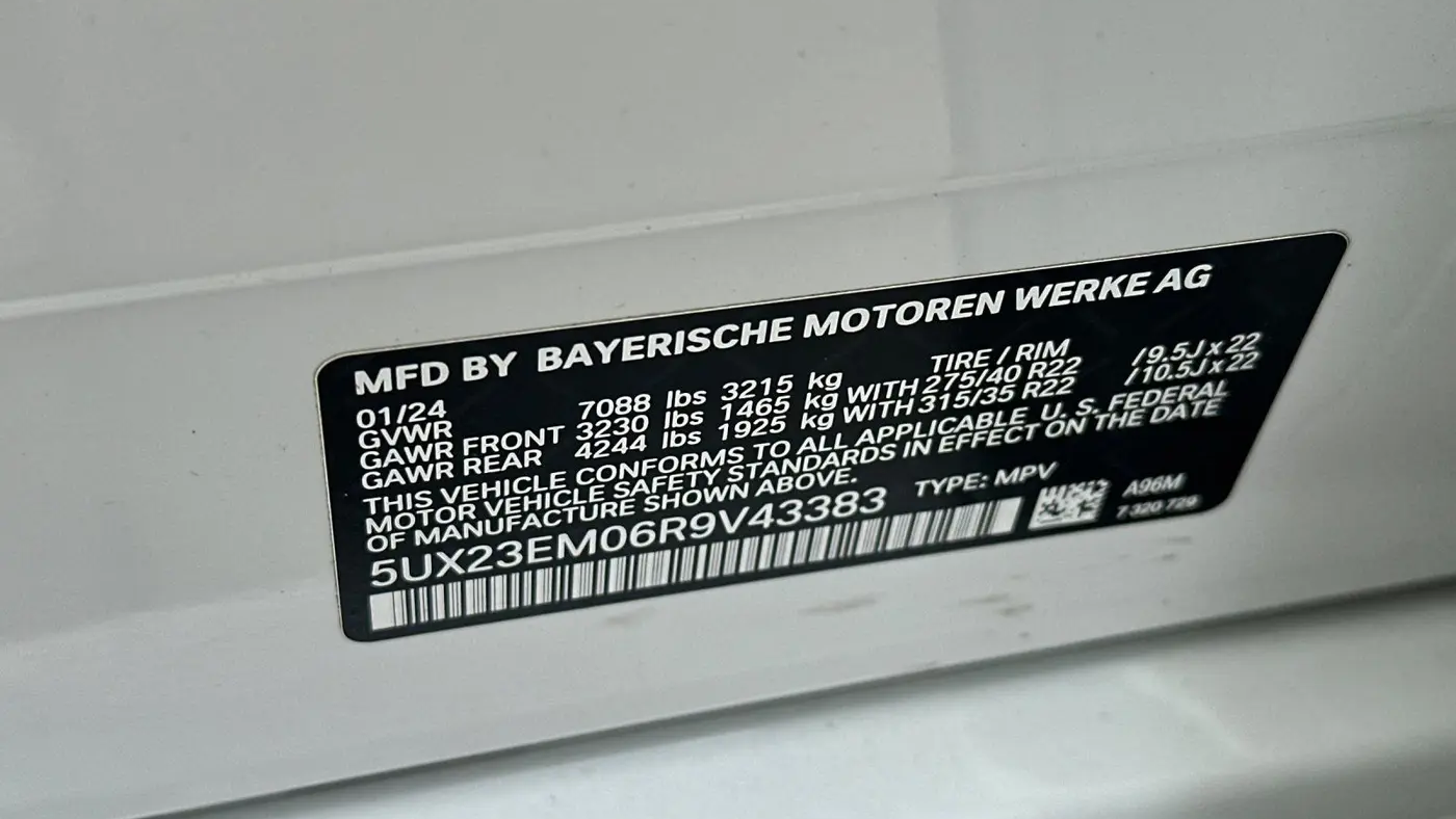 2024 BMW X7 xDrive40i