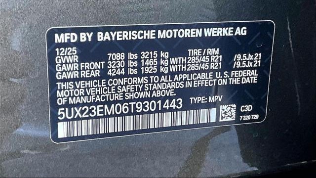 2026 BMW X7 xDrive40i