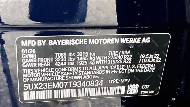 2026 BMW X7 xDrive40i