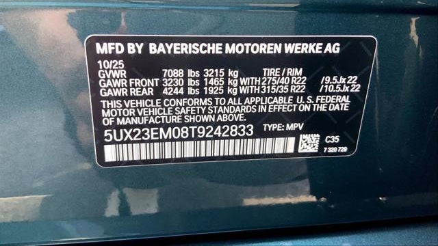 2026 BMW X7 xDrive40i