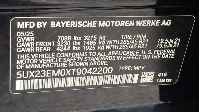 2026 BMW X7 xDrive40i