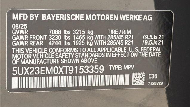 2026 BMW X7 xDrive40i