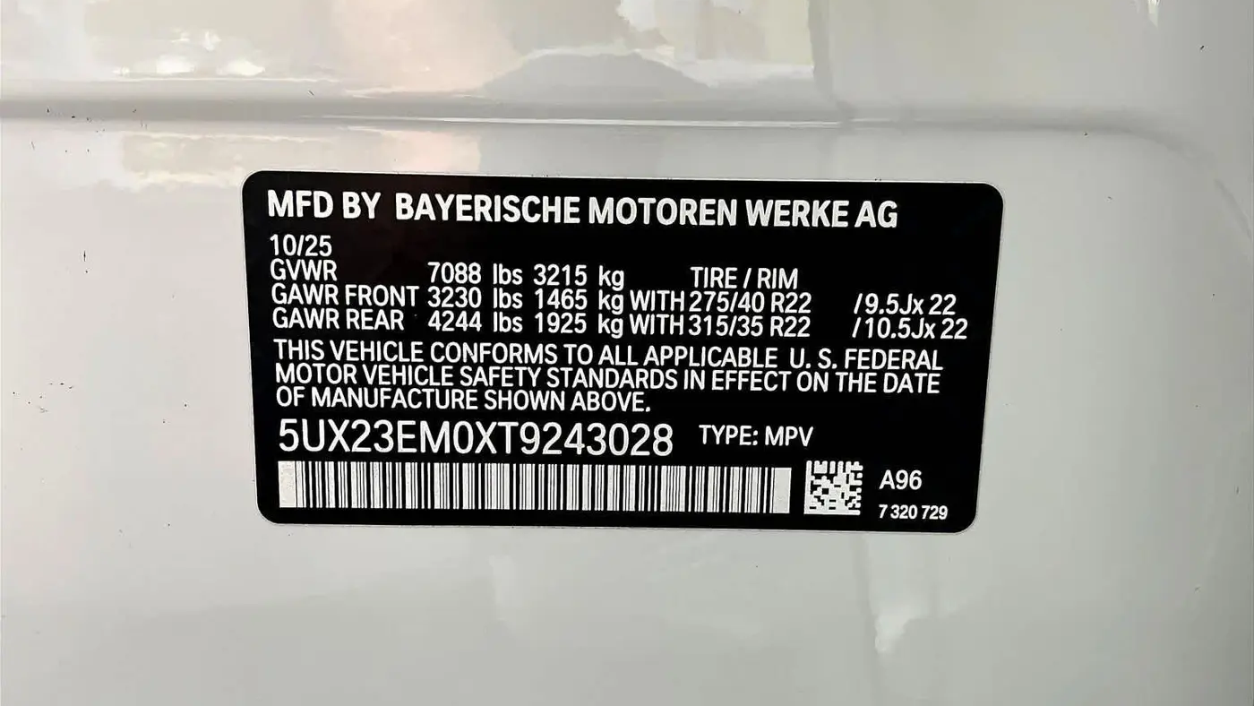 2026 BMW X7 xDrive40i
