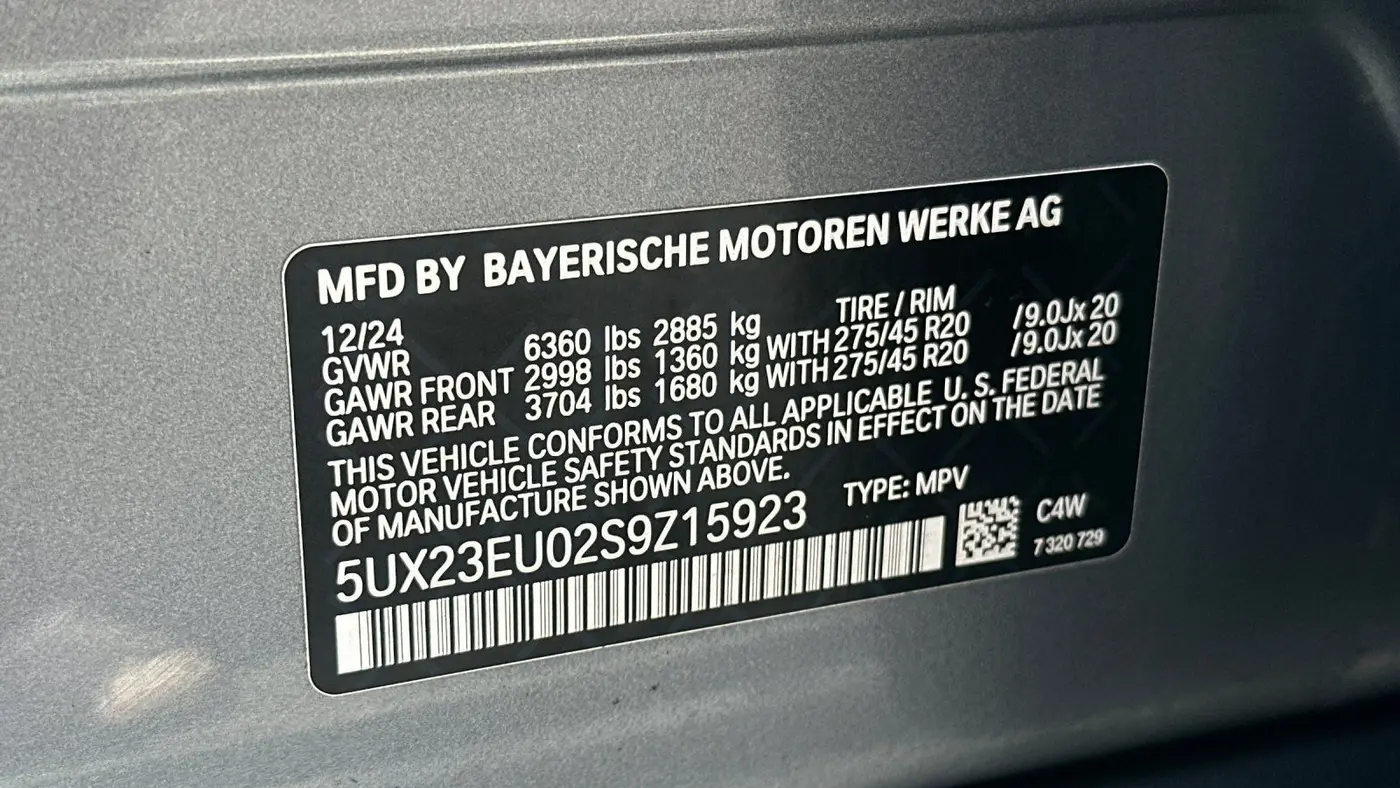 2025 BMW X5 xDrive40i