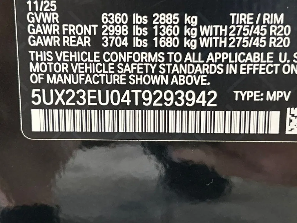 2026 BMW X5 - $65,014