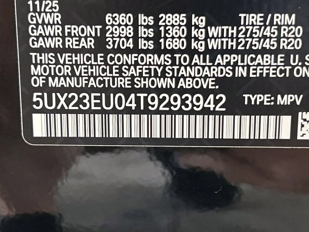 2026 BMW X5 - $65,014