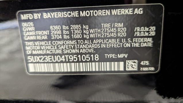 2026 BMW X5 xDrive40i