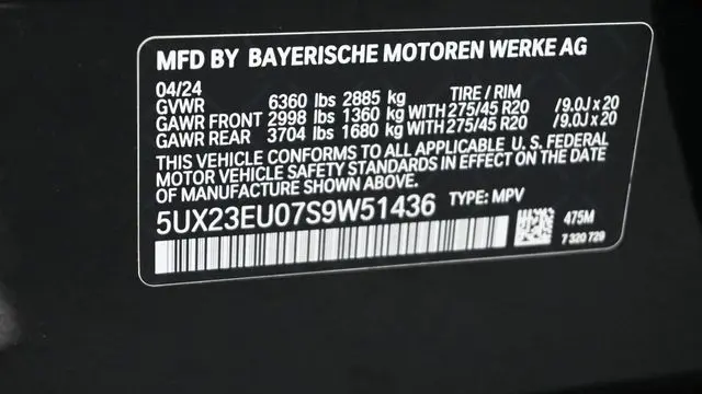 2025 BMW X5 xDrive40i