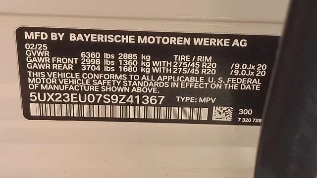 2025 BMW X5 xDrive40i