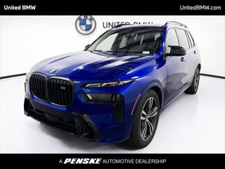 2026 BMW X7 with Marina Bay Blue Metallic Exterior