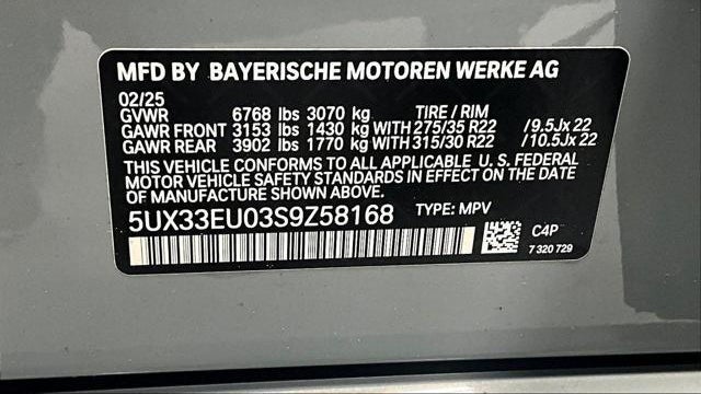 2025 BMW X5 M60i