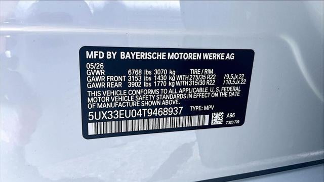 2026 BMW X5 M60i