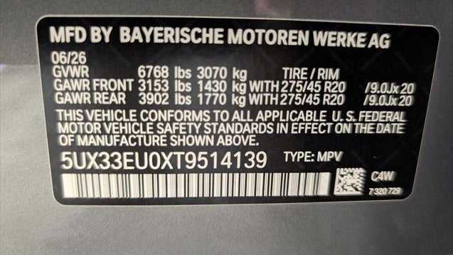 2026 BMW X5 M60i