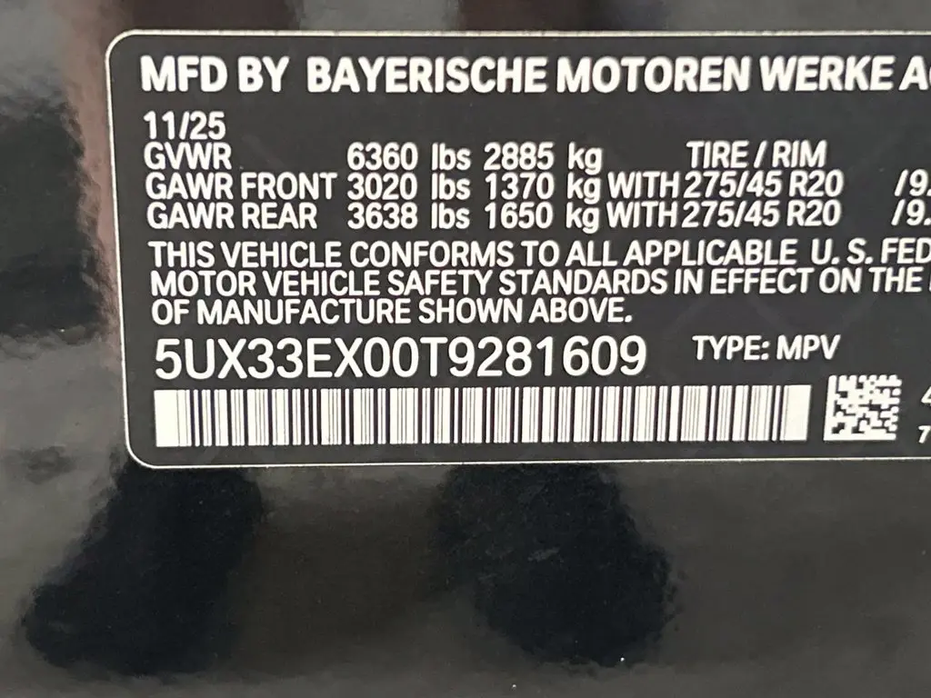 2026 BMW X6 - $69,788
