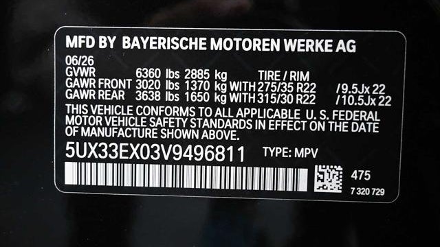 2027 BMW X6 xDrive40i