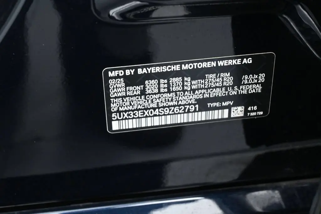 2025 BMW X6 - $54,971