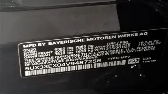 2027 BMW X6 xDrive40i