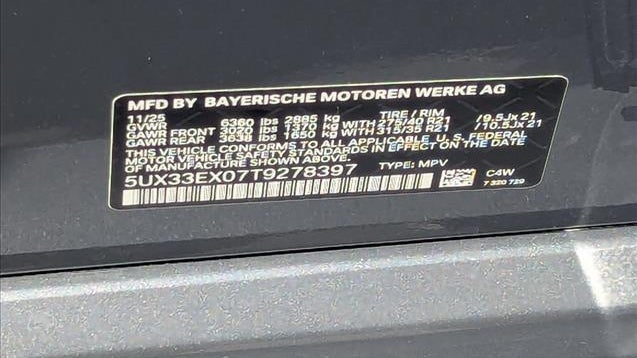 2026 BMW X6 xDrive40i
