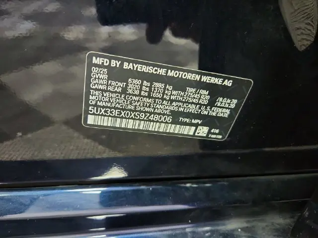 2025 BMW X6 - $58,307