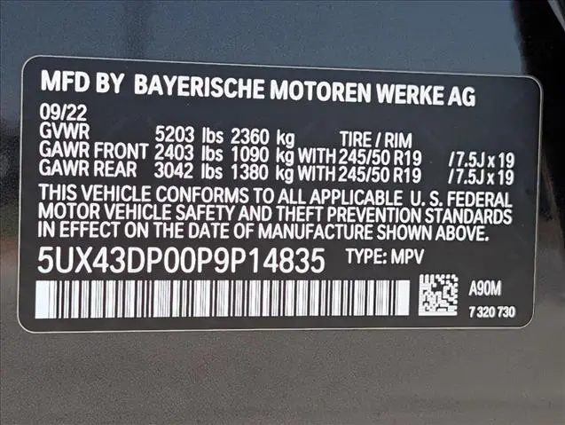 2023 BMW X3 - $29,270